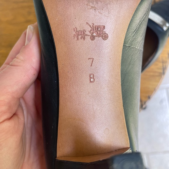 Black Coach Kitten Heels - Picture 6 of 6